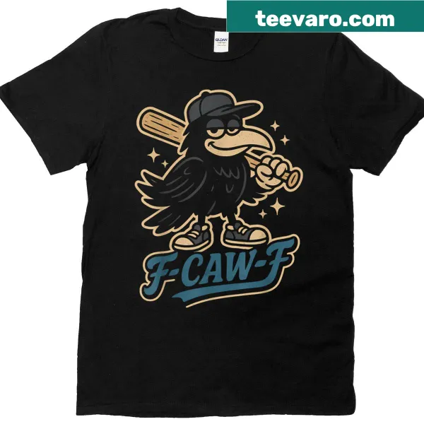 T-shirt featuring a humorous crow quote and meme reference