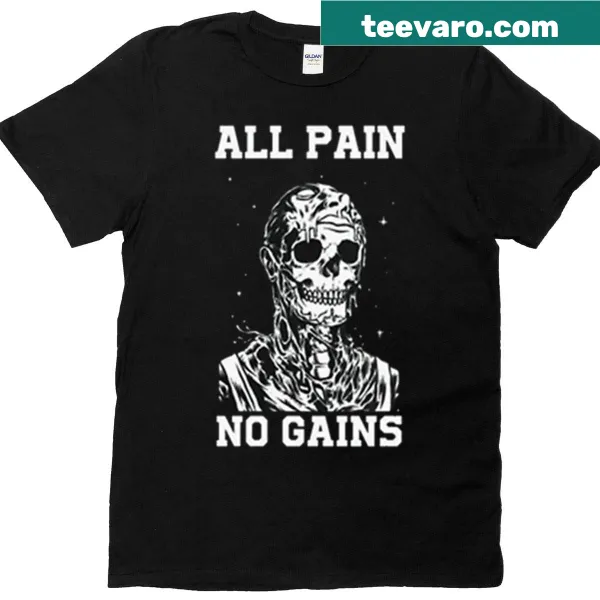 Hand drawn horror face sketch graphic on t-shirt