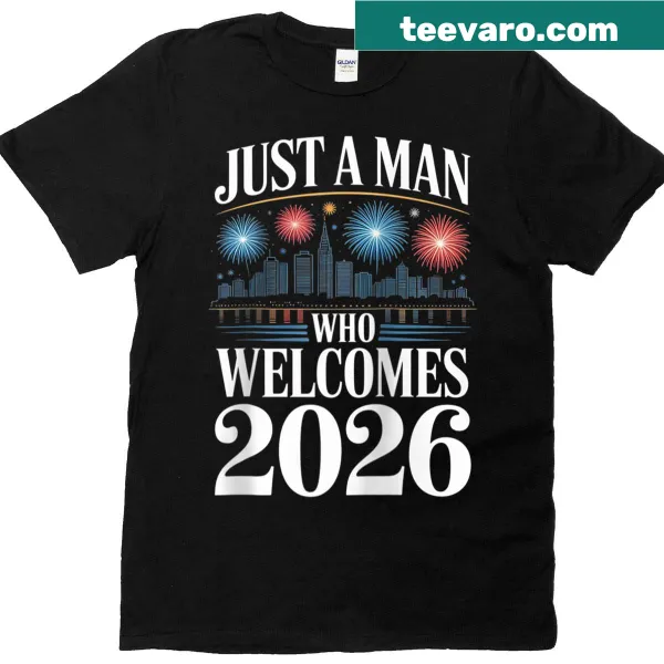 New Year's Eve party t-shirt with 'Happy New Year 2026' text