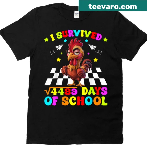 Math teacher T-shirt featuring square root 4489 and humorous text