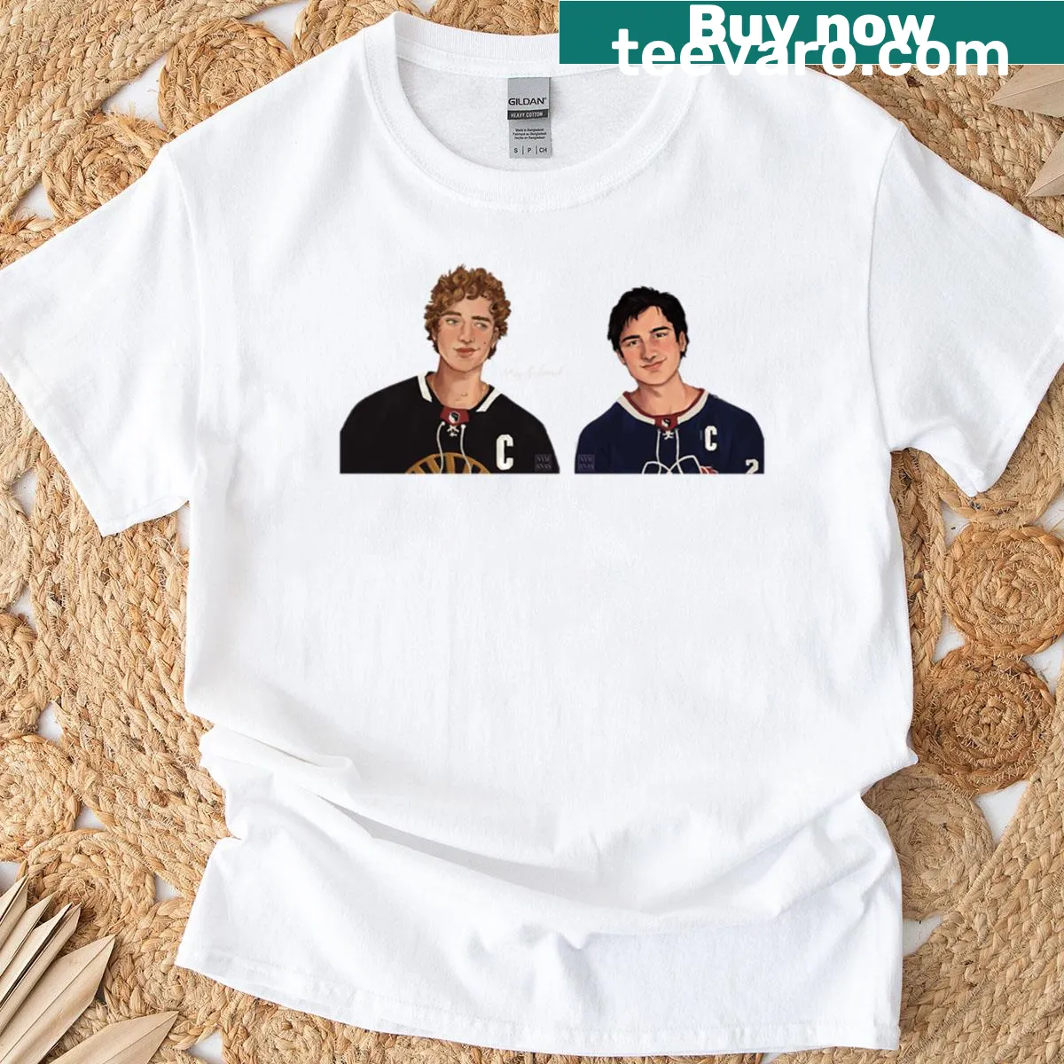 T-shirt featuring design by Ilya Rozanov and Shane Hollander — on a men's t-shirt