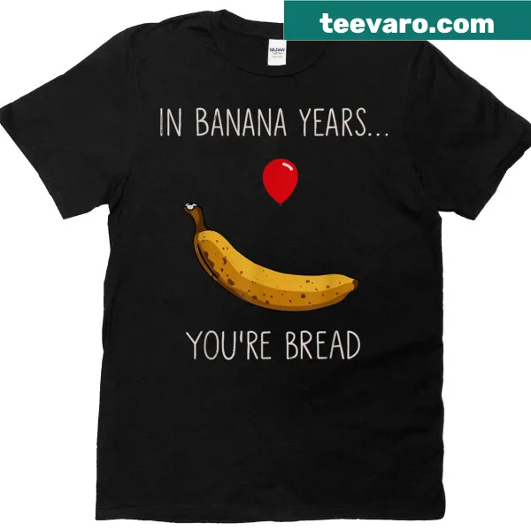 Funny Banana quote T-shirt with playful banana illustrations