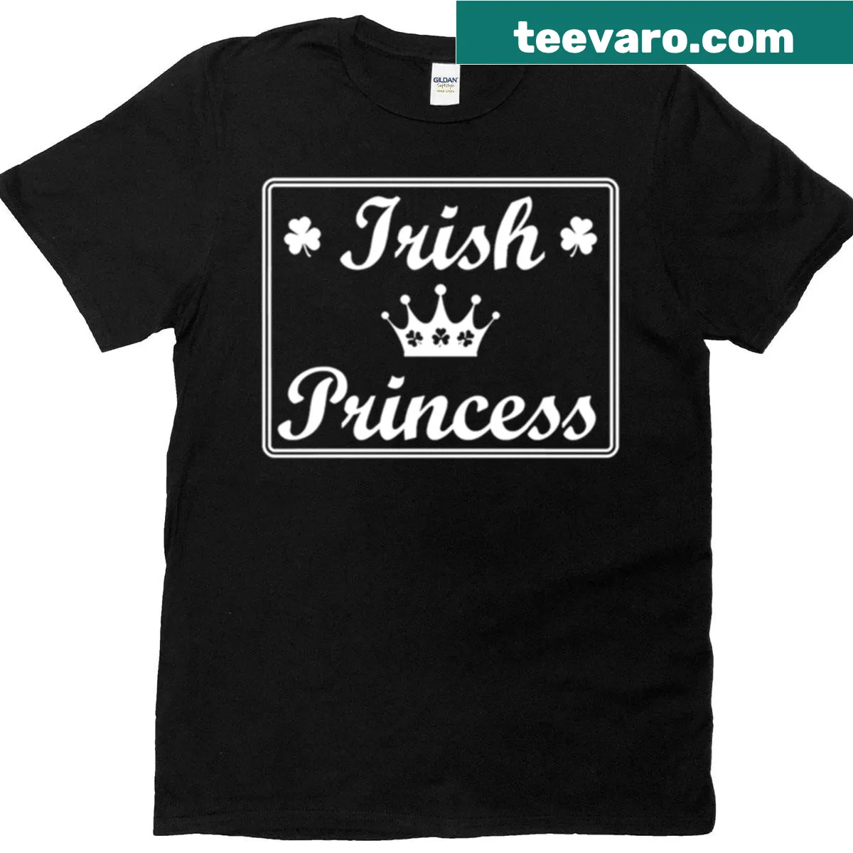 Charming Irish Princess t-shirt with playful text — on a men's t-shirt