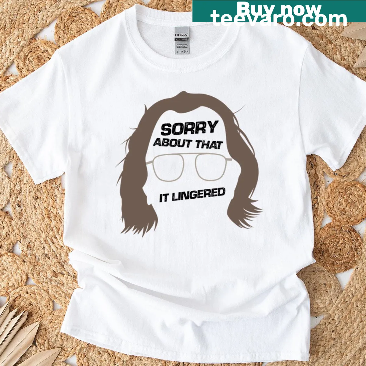 Jackson Lamb Slow Horses themed t-shirt design — on a men's t-shirt