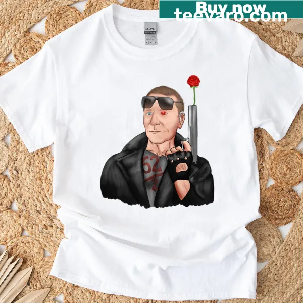 Retro-style T-shirt paying homage to a music icon.