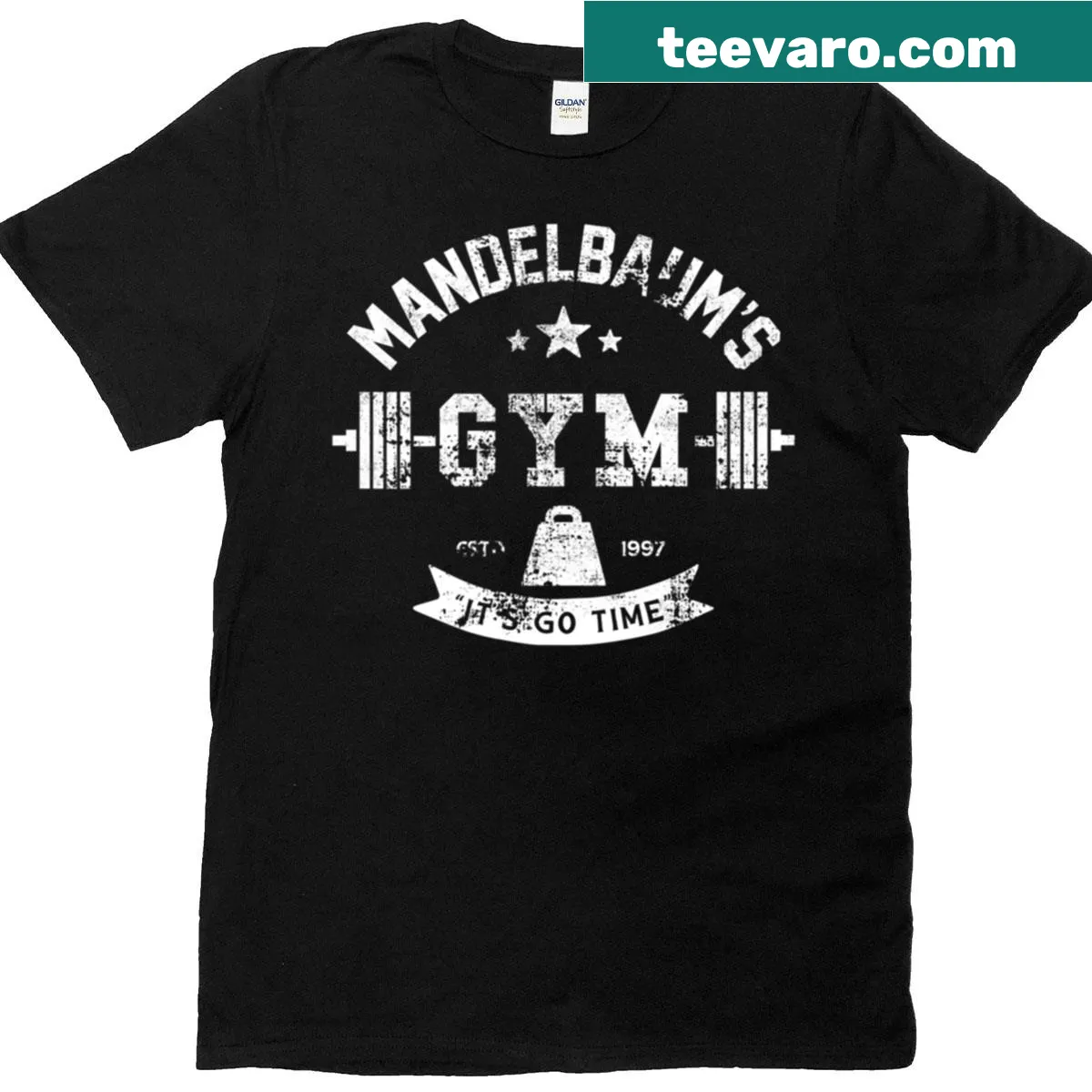 T-shirt featuring a nostalgic phrase for fans of pop culture — on a men's t-shirt