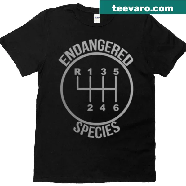 T-shirt featuring a Manual Transmission graphic