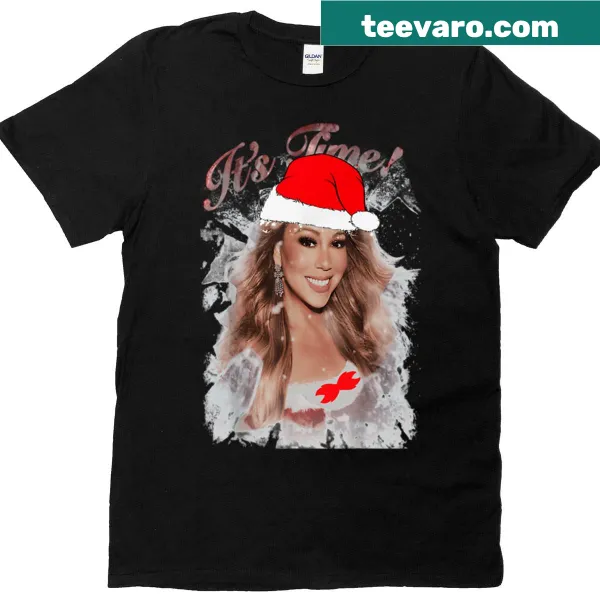 Fun Christmas t-shirt featuring Mariah Carey design