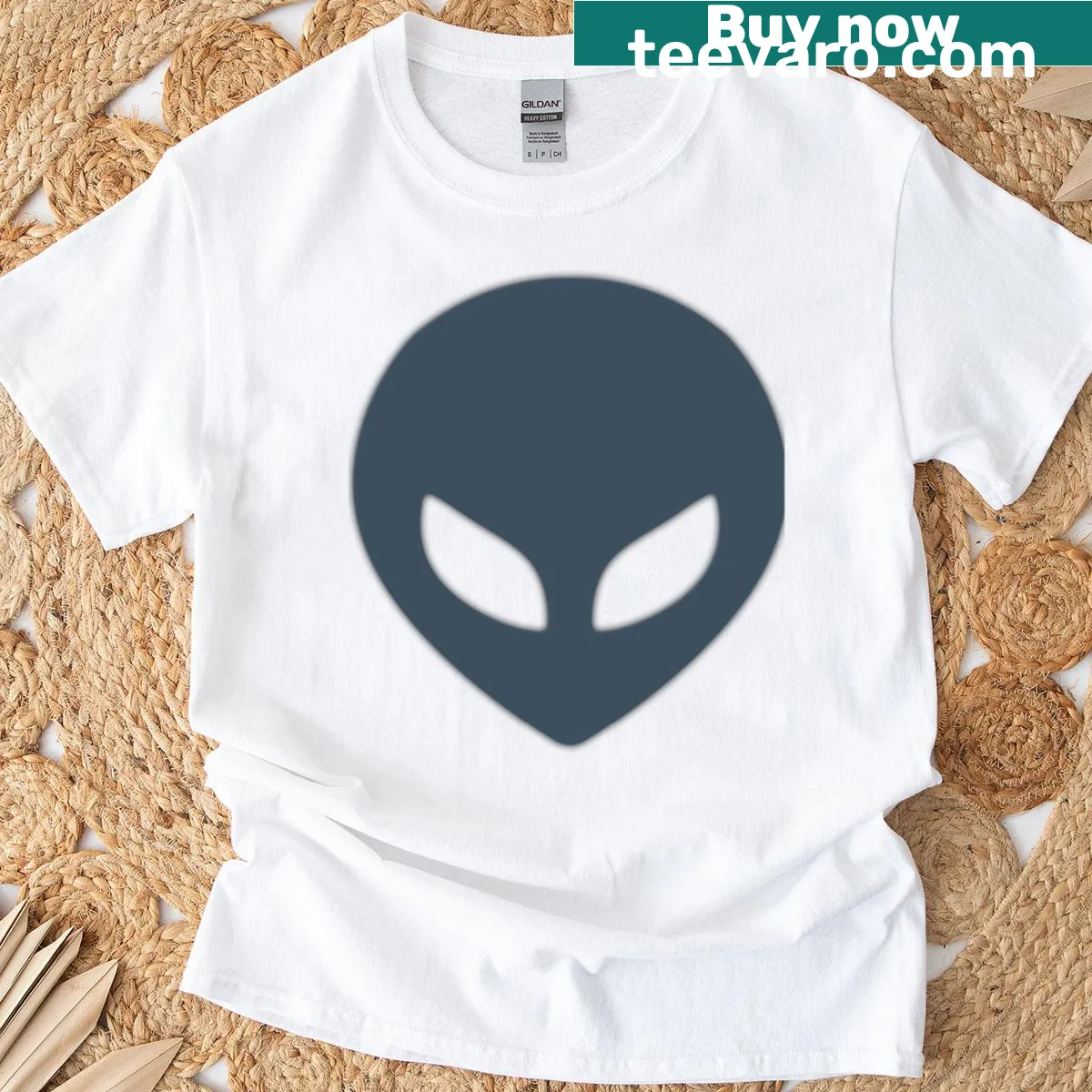 Humorous Postal Dude graphic T-shirt — on a men's t-shirt