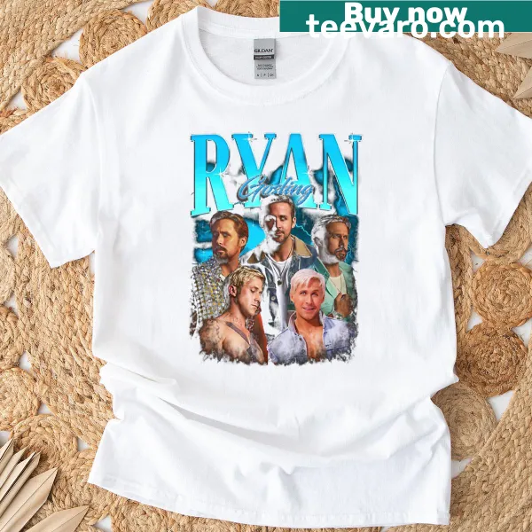 Playful illustration t-shirt inspired by Ryan Gosling
