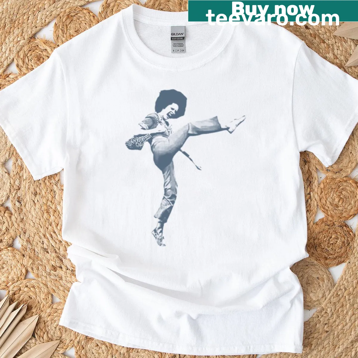 Illustration of Sally O'Malley on a vintage T-shirt — on a men's t-shirt
