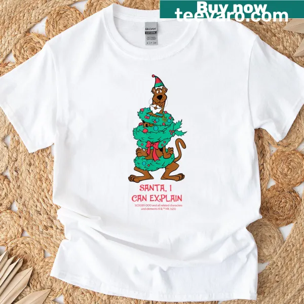 Santa Scooby Doo cartoon graphic with text 'I Can Explain'