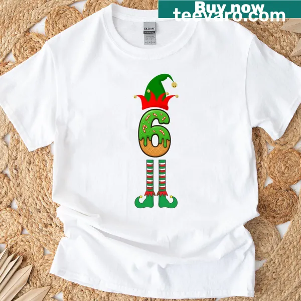 Matching Christmas Elf Family T-shirt
