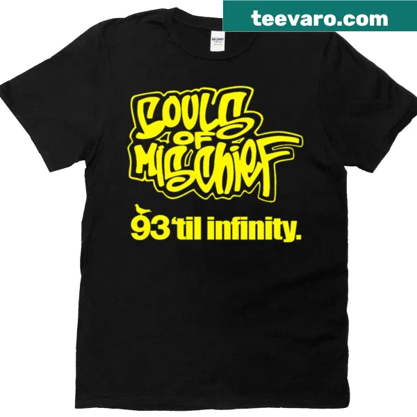 T-shirt featuring the title of '93 Til Infinity' by Souls of Mischief