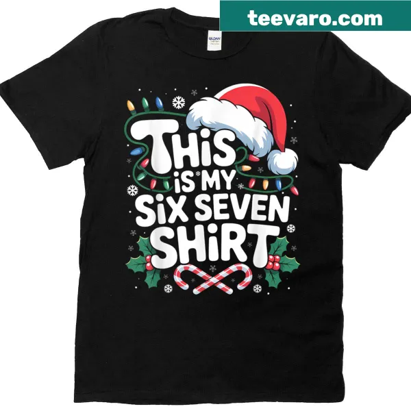 Funny Christmas pajama T-shirt with playful text