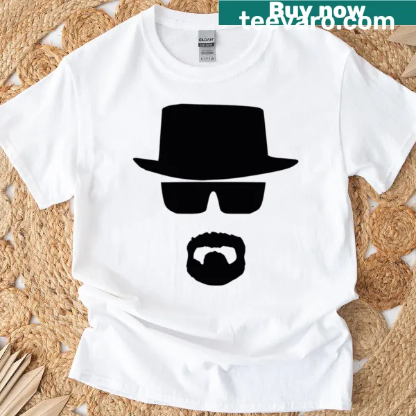 T-shirt featuring an illustration of Walter White