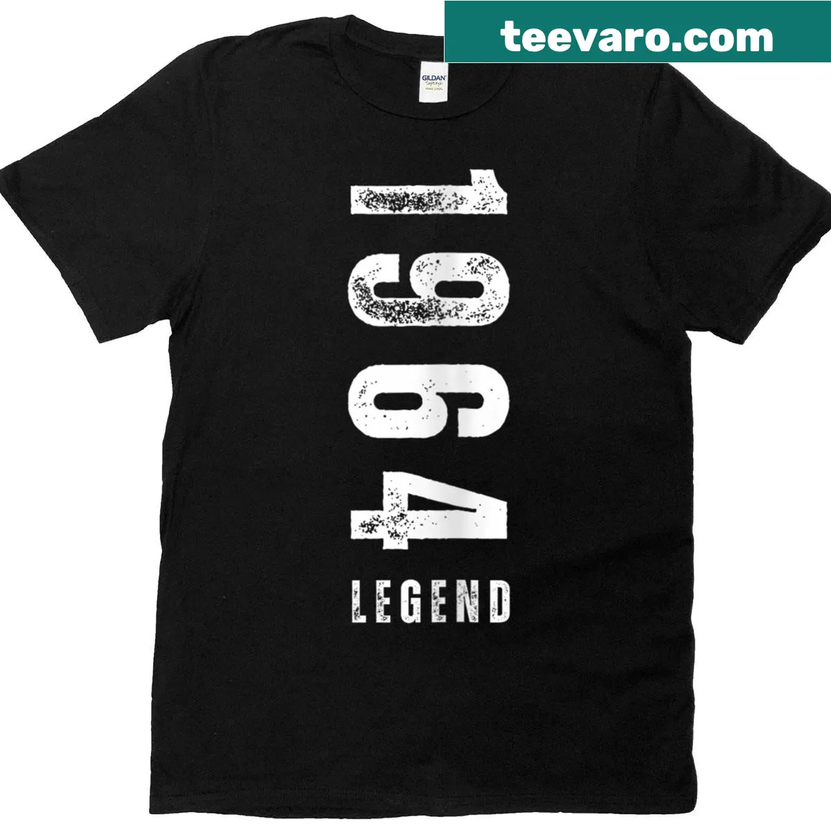 Vintage 1960 Legend T-shirt celebrating birthdays and nostalgia — on a men's t-shirt