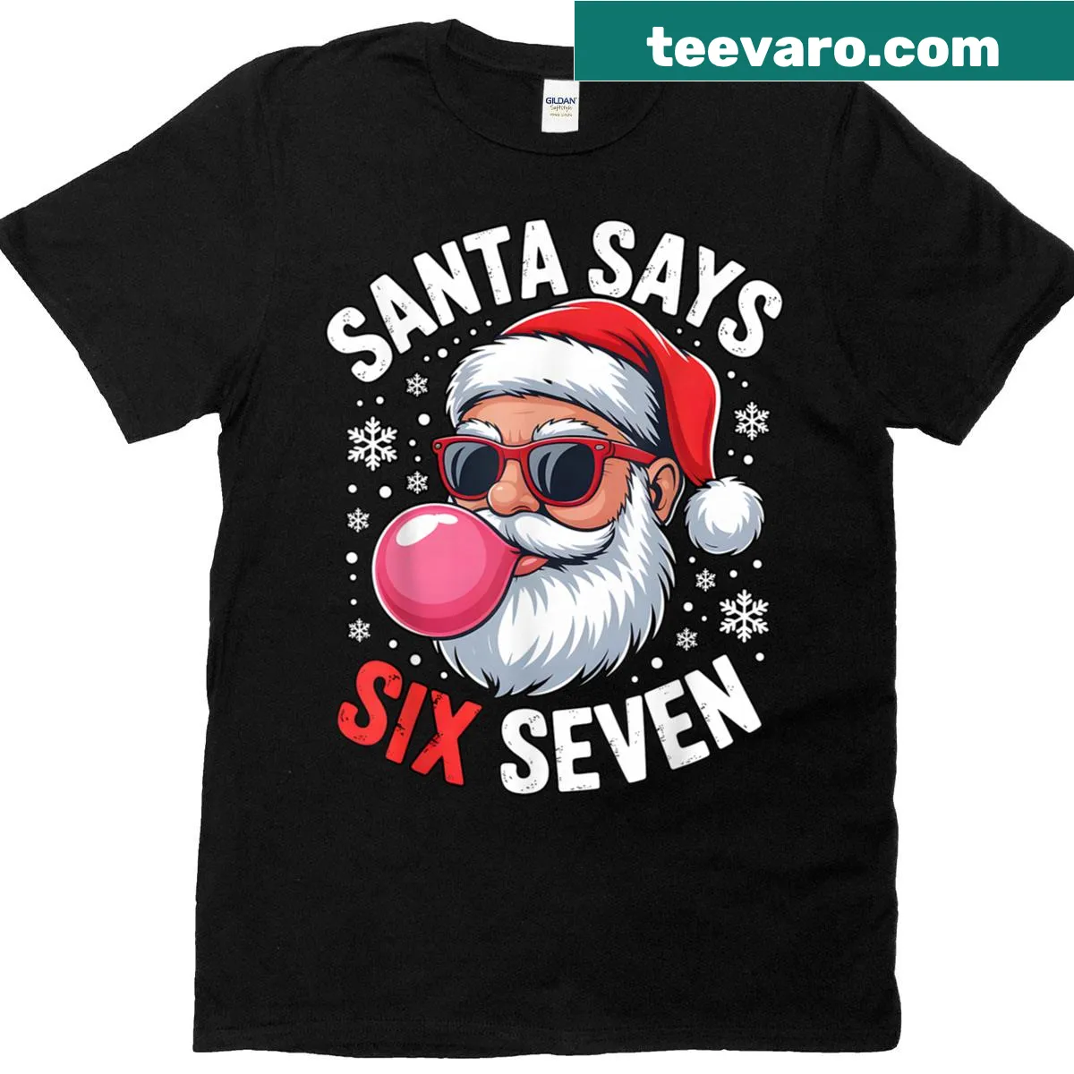 Funny kids T-shirt with Santa meme for Christmas — on a men's t-shirt