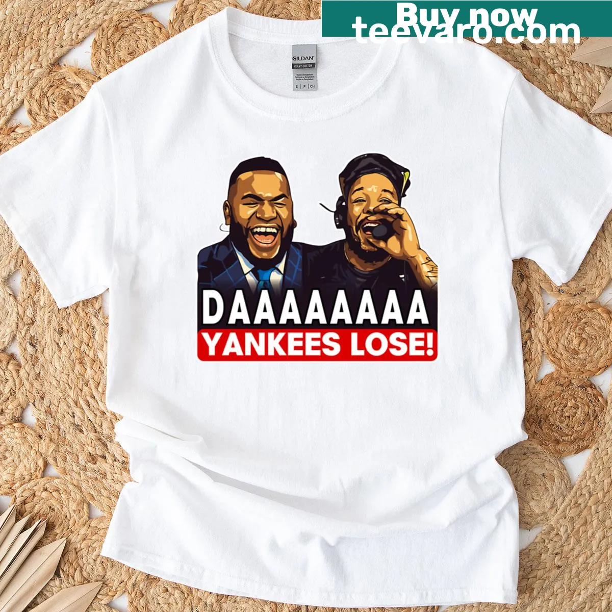 Funny baseball t-shirt referencing Yankees and Vlad Jr. — on a men's t-shirt