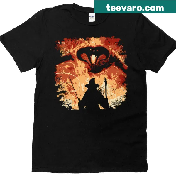Bold t-shirt featuring the phrase 'You Shall Not Pass'