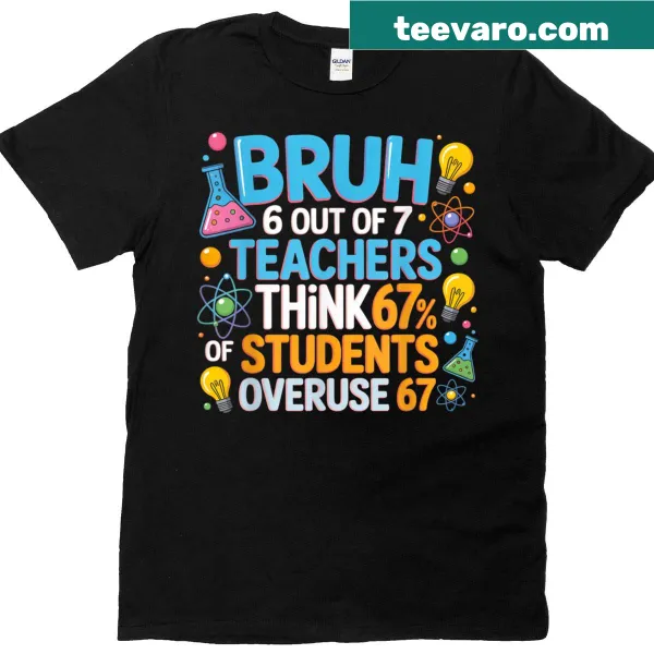 Teacher humor shirt about student meme overuse