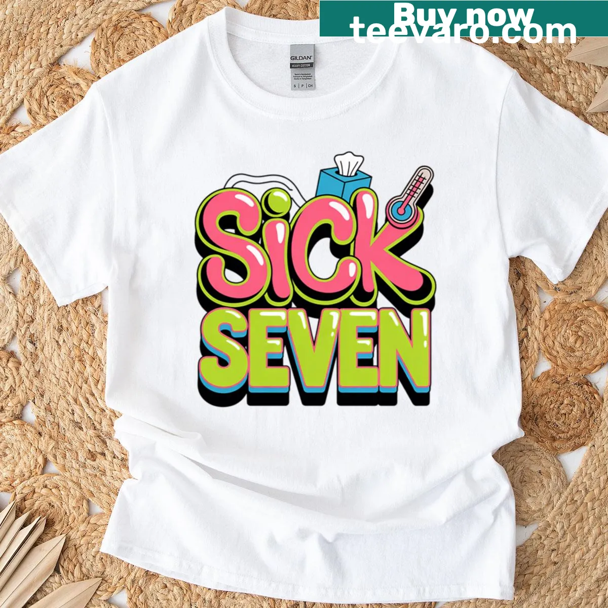 Funny graphic tee with punny design featuring the number 67 — on a men's t-shirt
