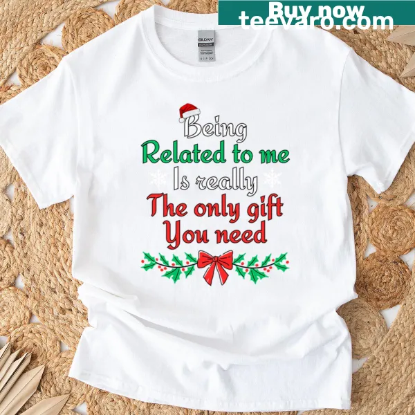 Funny oversized T-shirt about family relationships