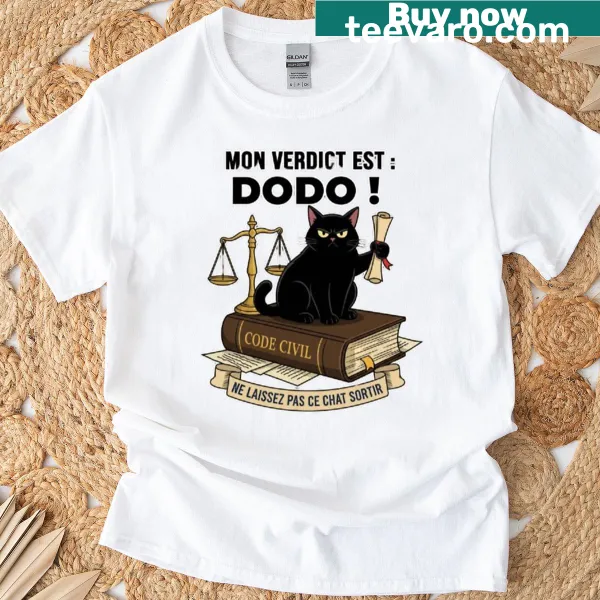T-shirt with the phrase 'Chat Objection Sustained More Ramen' in bold typography