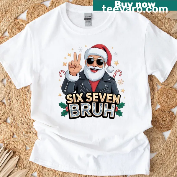 Funny Santa T-shirt with meme-inspired design