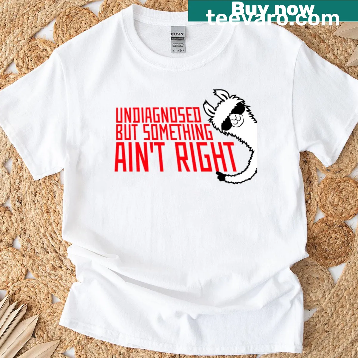Sarcastic duck graphic with middle finger saying T-shirt — on a men's t-shirt