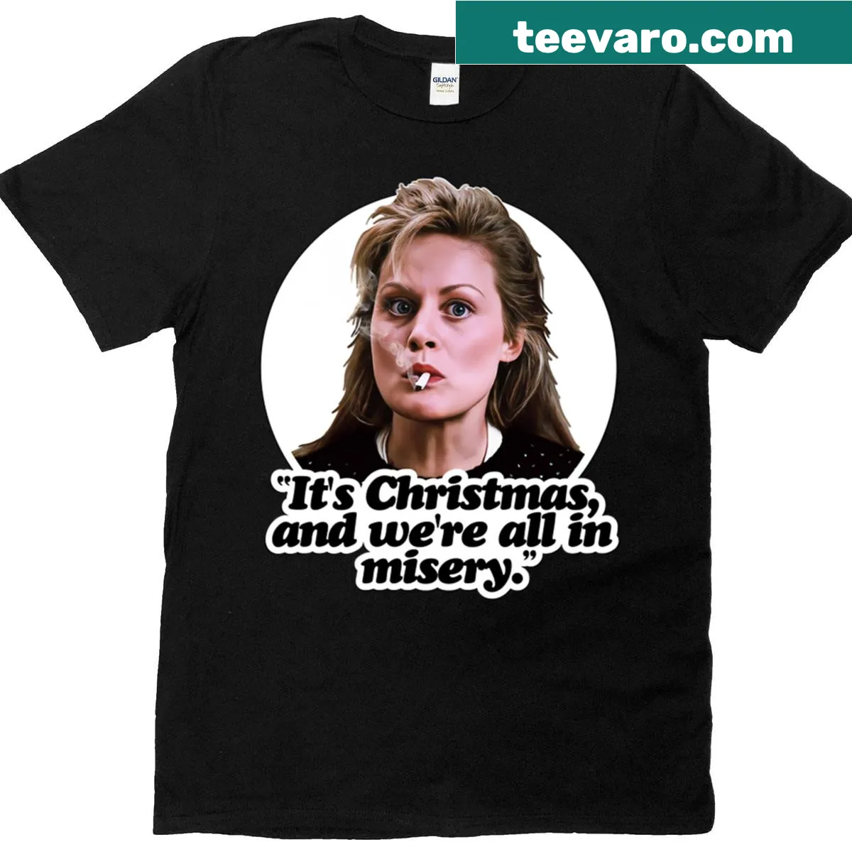 Vintage style t-shirt with Ellen Griswold quote — on a men's t-shirt