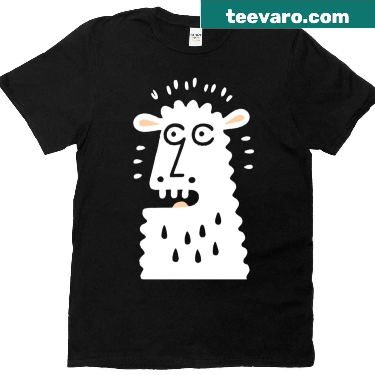 Funny Halloween teacher t-shirt with ghost and directions play — on a men's t-shirt