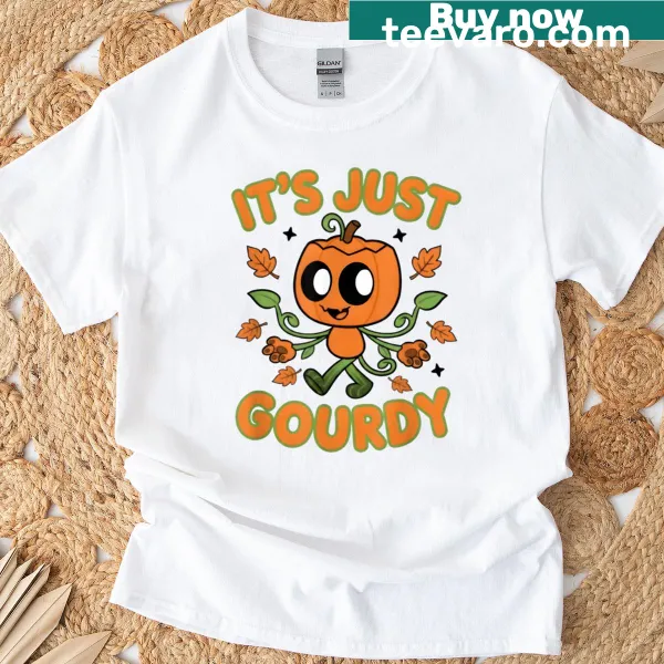 Cartoon Halloween-themed graphic on T-shirt