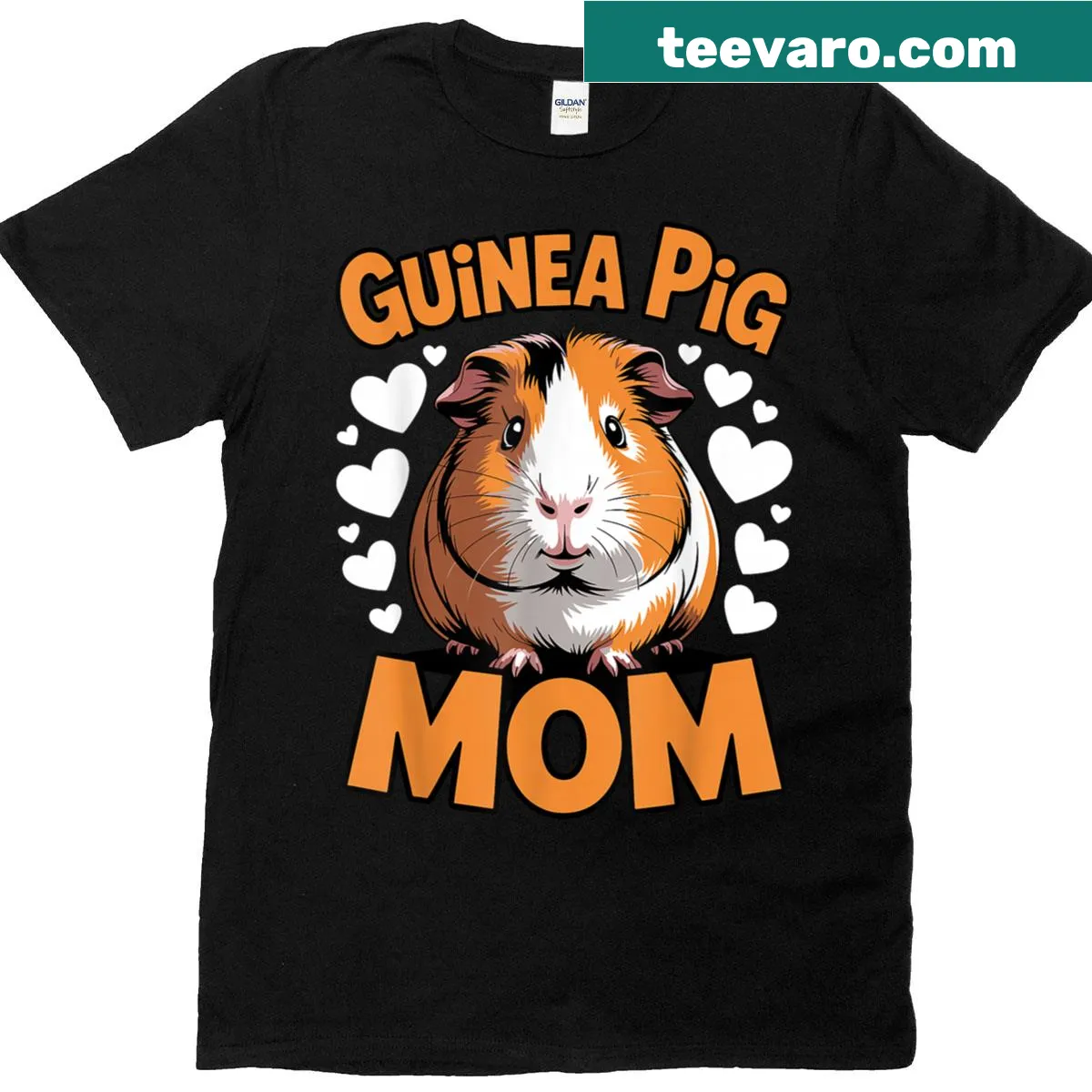 Funny guinea pig costume graphic T-shirt for pet lovers — on a men's t-shirt
