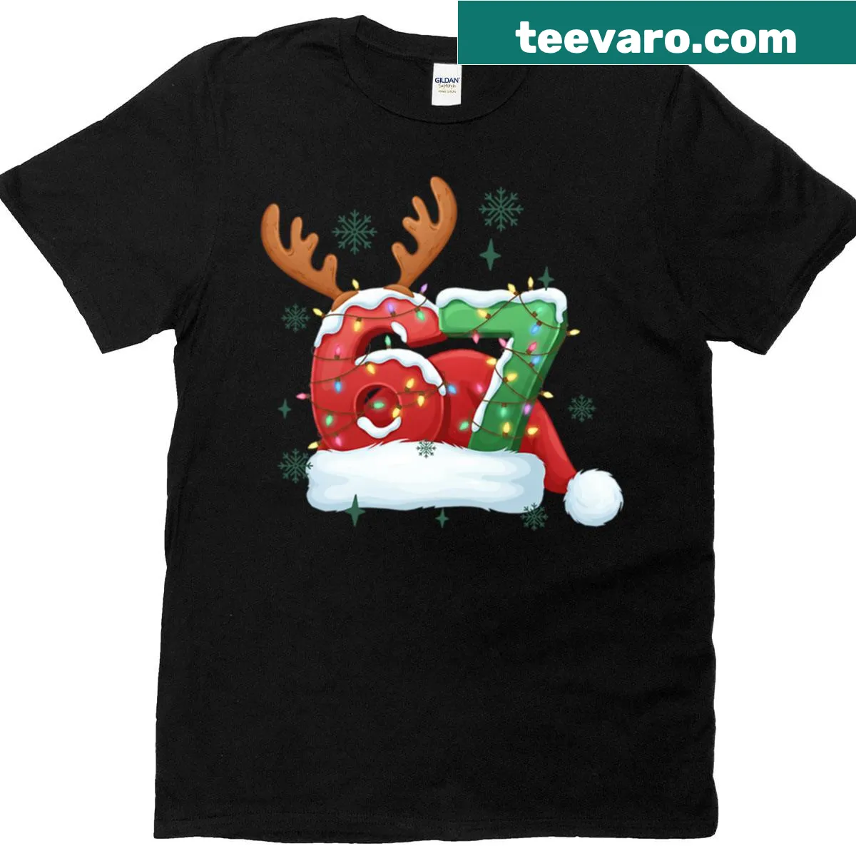 Christmas t-shirt with a funny Santa Claus meme design. — on a men's t-shirt