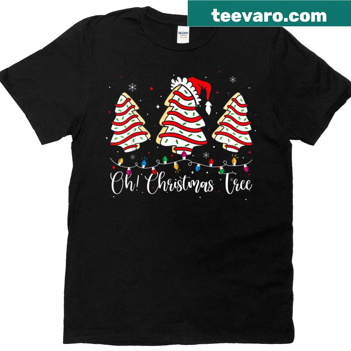 Cute T-shirt celebrating Christmas tree cakes — on a men's t-shirt
