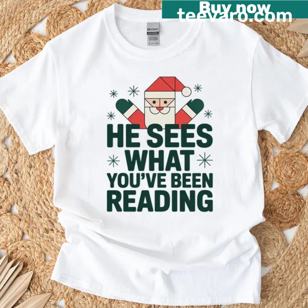 Humorous typography t-shirt about reading for book lovers
