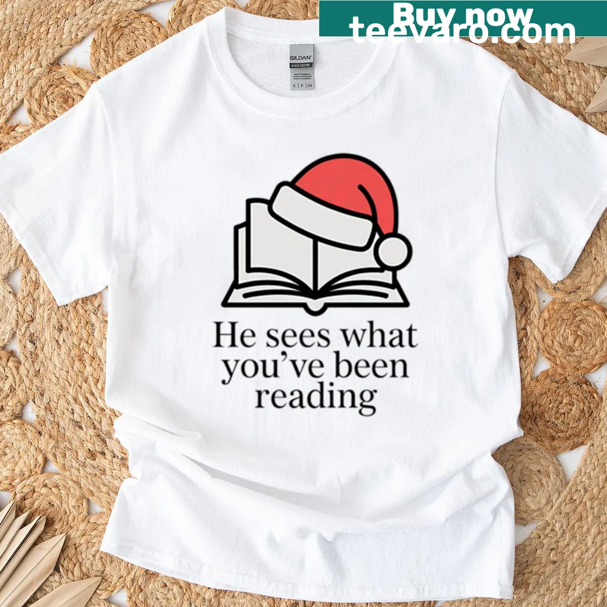 Minimalist line art t-shirt for book lovers with a reading quote — on a men's t-shirt