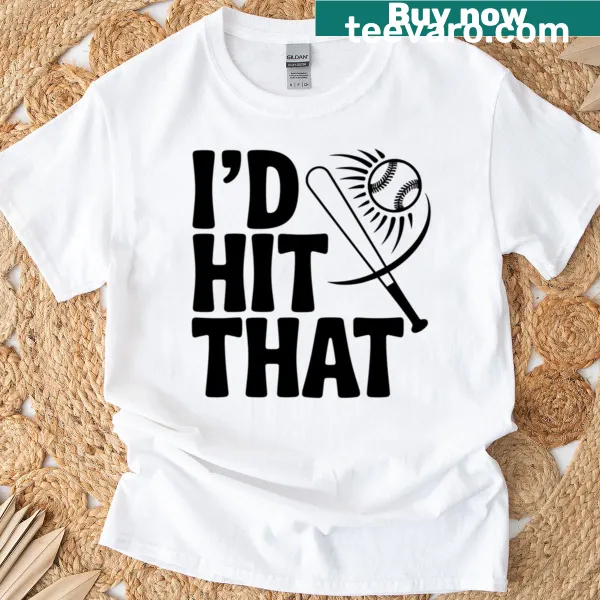 Softball themed t-shirt with playful text