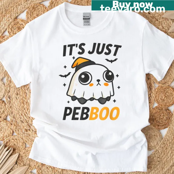 Cartoon Halloween t-shirt with the phrase I'm Just A Pebble