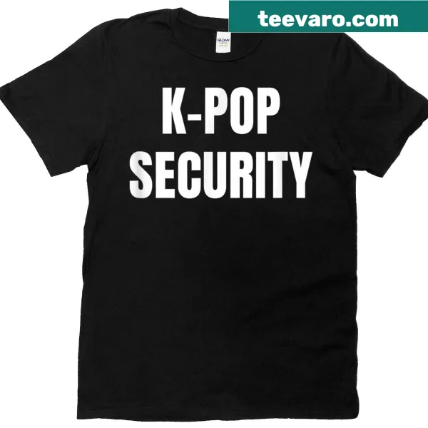 Funny K-pop Security Mom Dad Halloween T-shirt with bold text