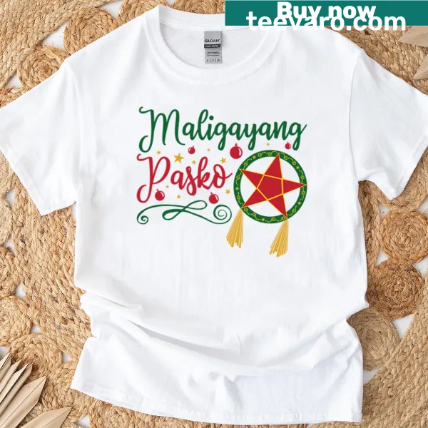 Filipino Christmas t-shirt with Maligayang Pasko phrase