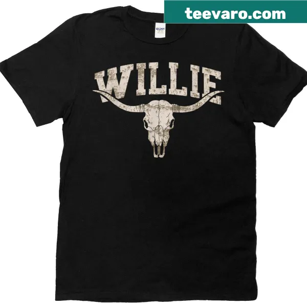 Retro graphic tee featuring Willie's name in vintage font