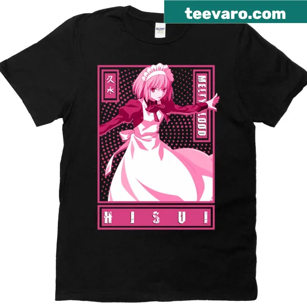 Anime-themed T-shirt featuring a design inspired by Tsukihime.