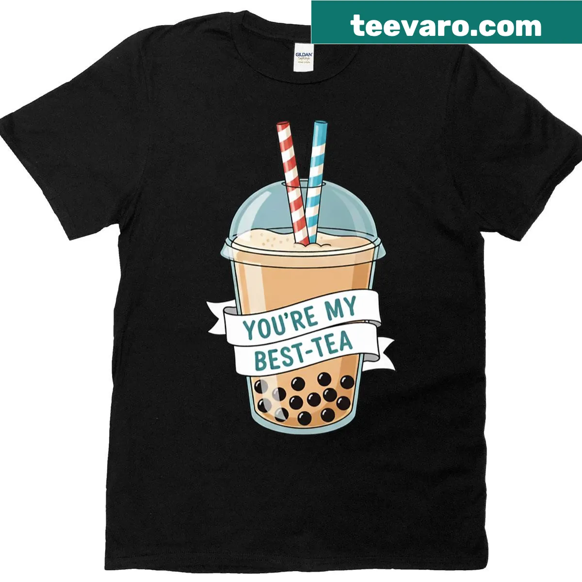 Best Tea graphic on T-shirt — on a men's t-shirt