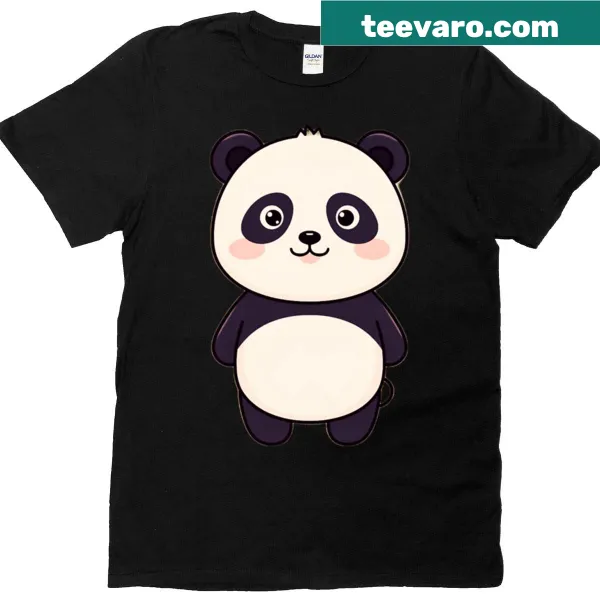 Adorable panda design t-shirt for kids