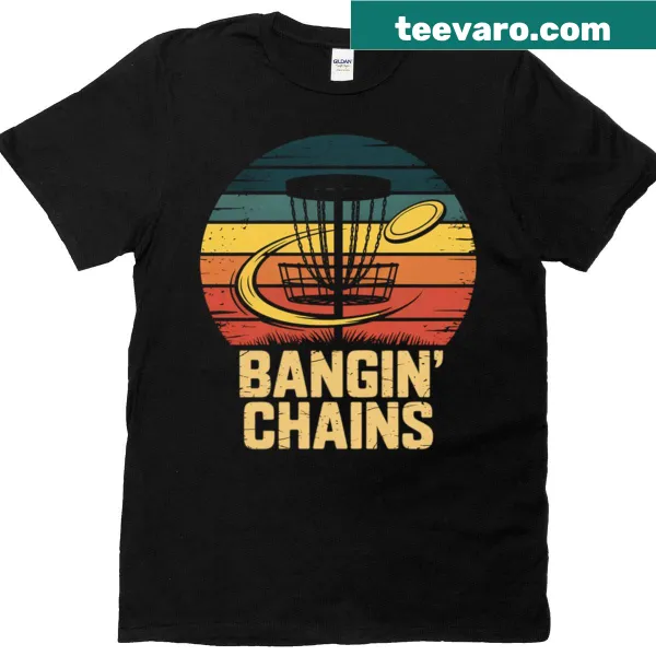 T-shirt featuring playful disc golf design for enthusiasts