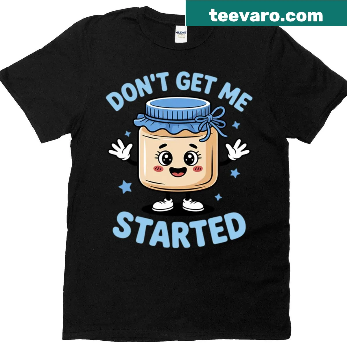 Sourdough lover shirt with playful text and bread graphics — on a men's t-shirt