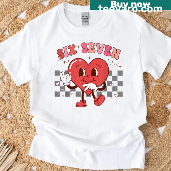 T-shirt with funny '67' meme design for Valentine's Day