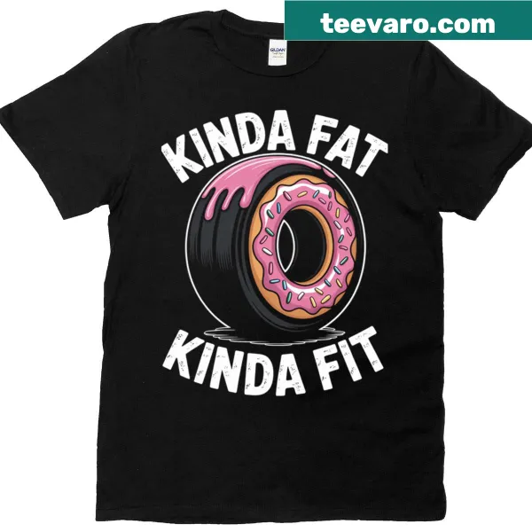 Funny typography about fitness and body positivity on a tee